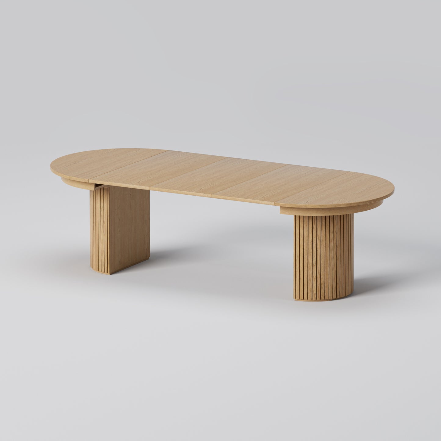 T001 OAK VENEER EXTENDABLE DINING TABLE