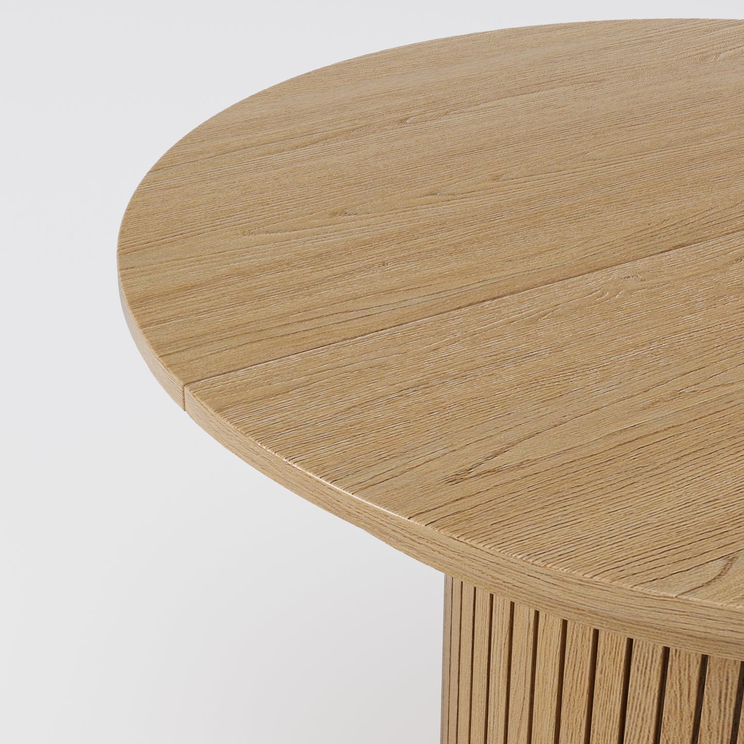 T001 OAK VENEER EXTENDABLE DINING TABLE