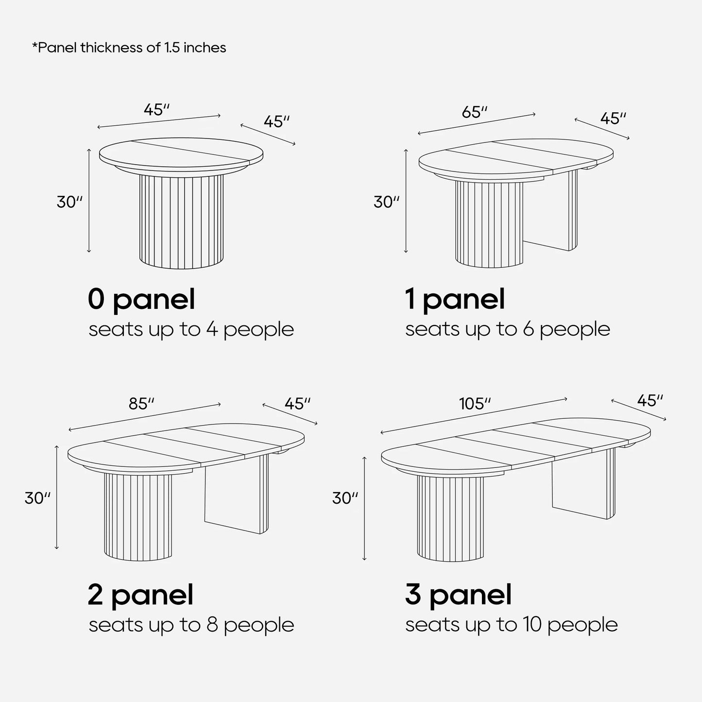 T001 OAK VENEER EXTENDABLE DINING TABLE