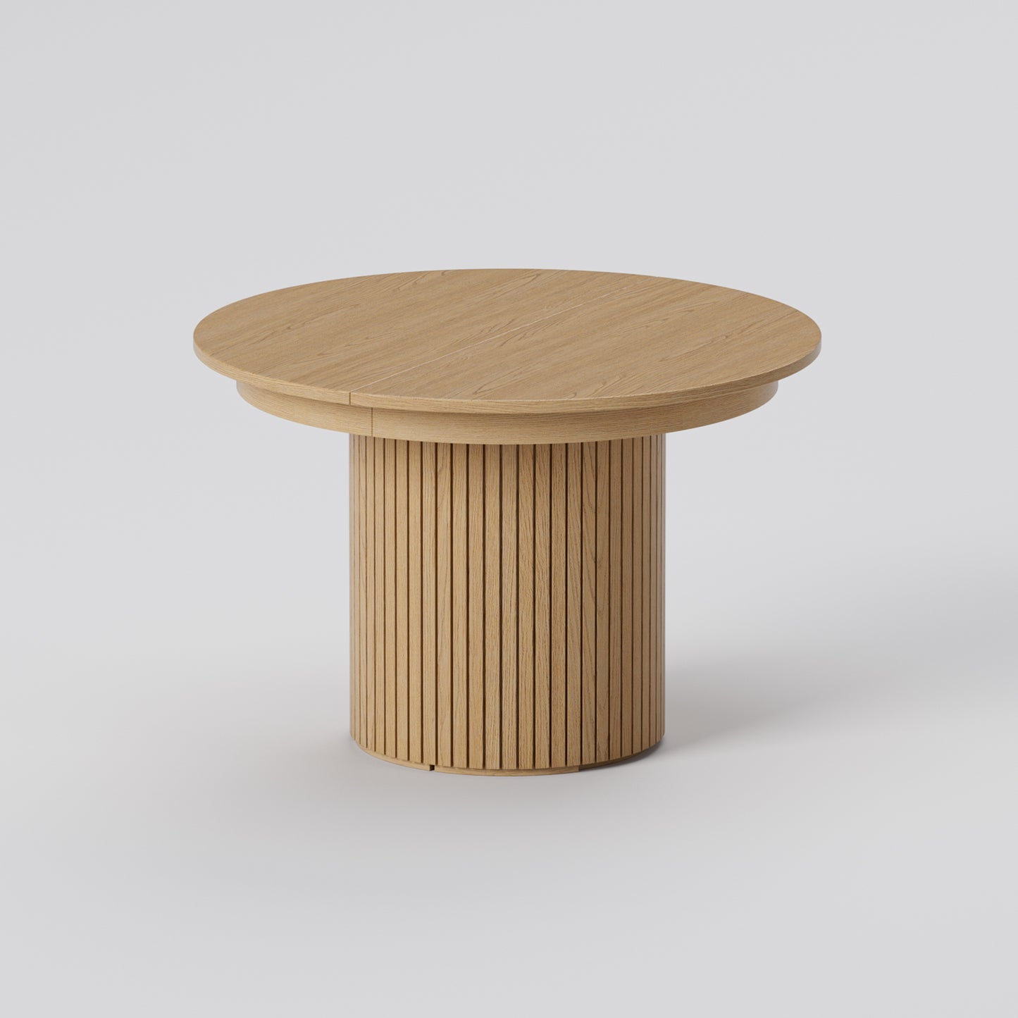 T001 OAK VENEER EXTENDABLE DINING TABLE