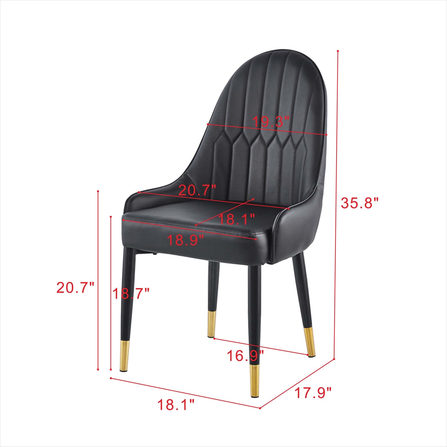 DC80 Set of 2 Modern Dining Chair