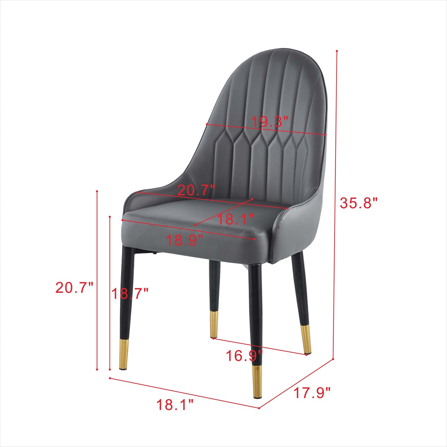 DC80 Set of 2 Modern Dining Chair