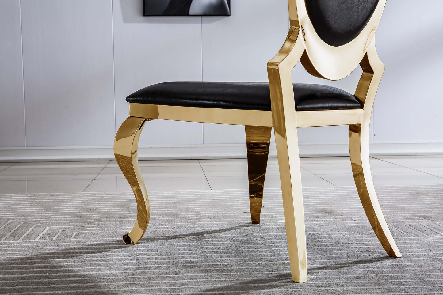 DCK68 Set of 2 Leatherette Dining Chair