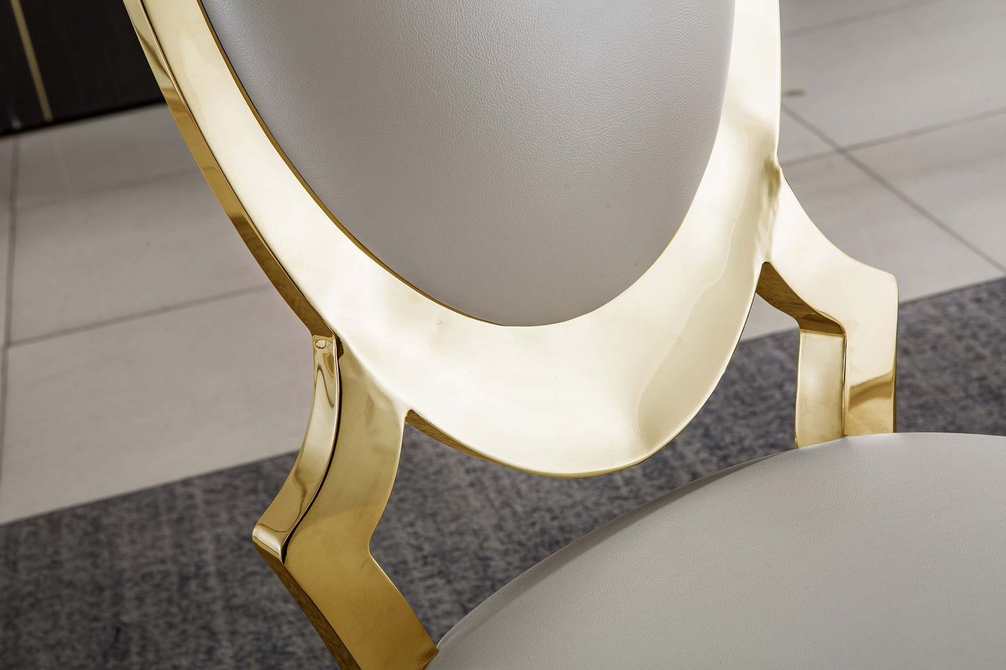 DCK68 Set of 2 Leatherette Dining Chair