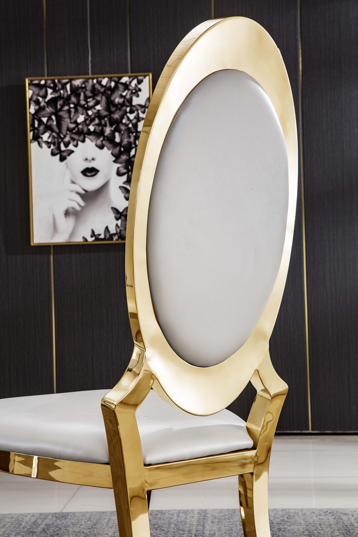 DCK68 Set of 2 Leatherette Dining Chair