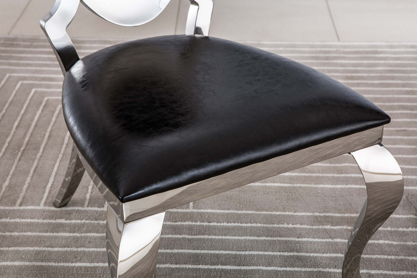 DCK68 Set of 2 Leatherette Dining Chair