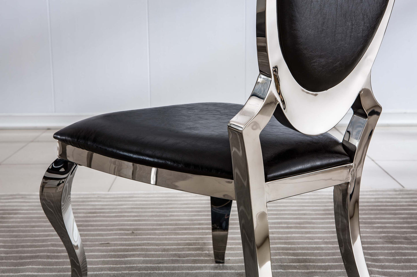 DCK68 Set of 2 Leatherette Dining Chair