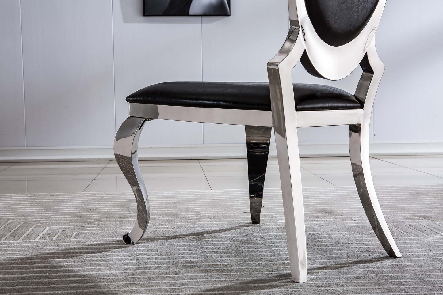 DCK68 Set of 2 Leatherette Dining Chair
