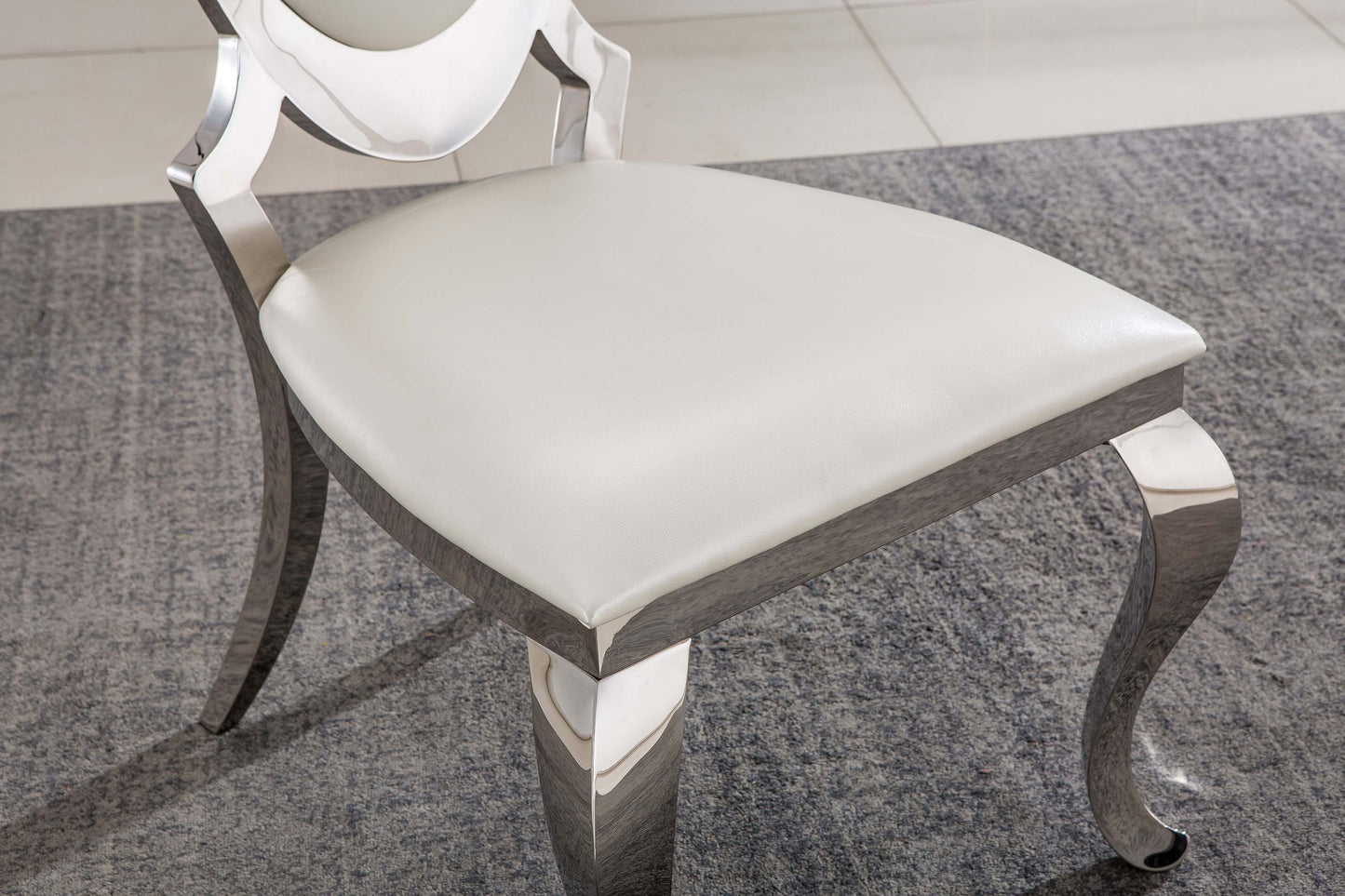 DCK68 Set of 2 Leatherette Dining Chair