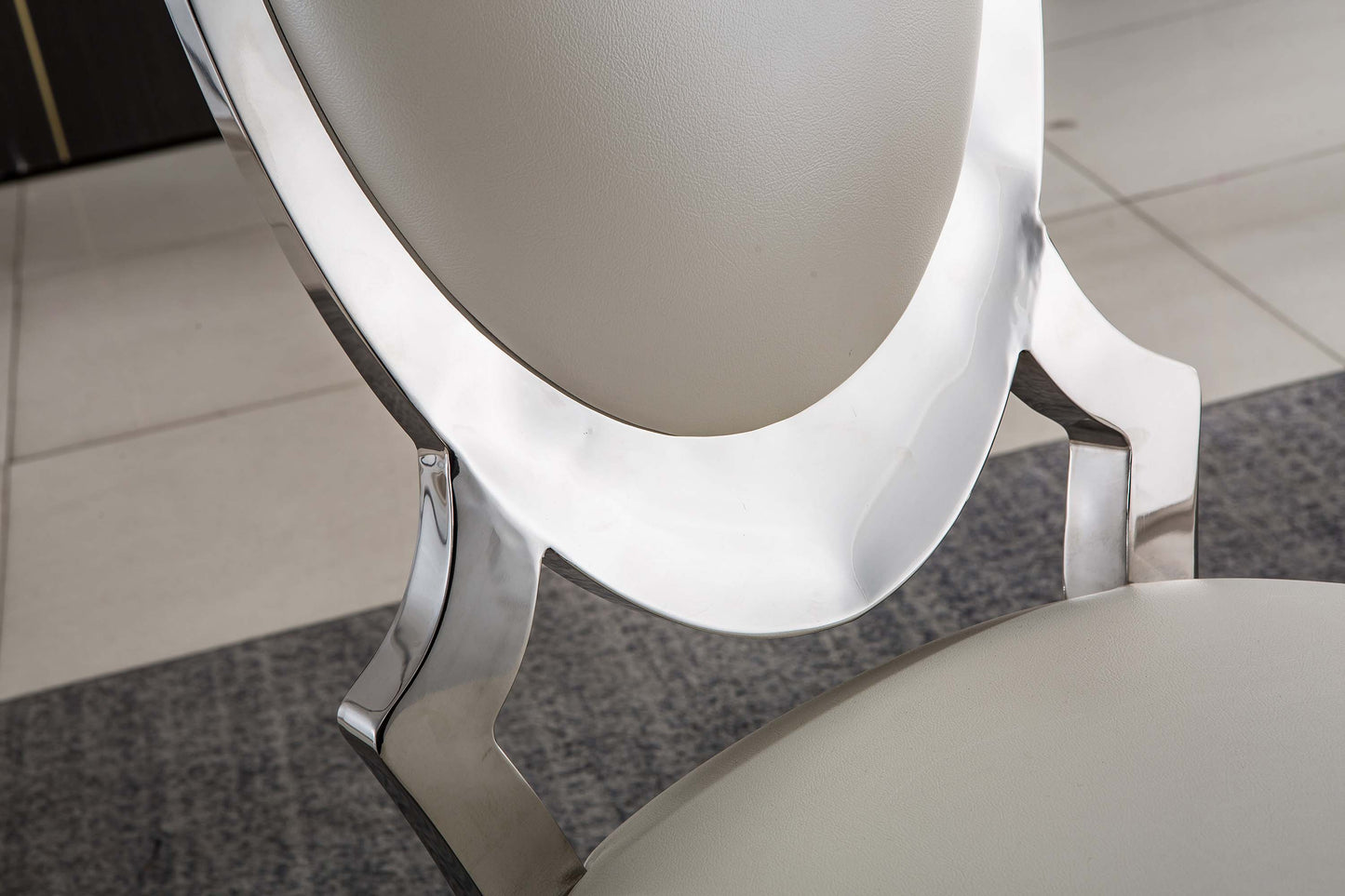 DCK68 Set of 2 Leatherette Dining Chair