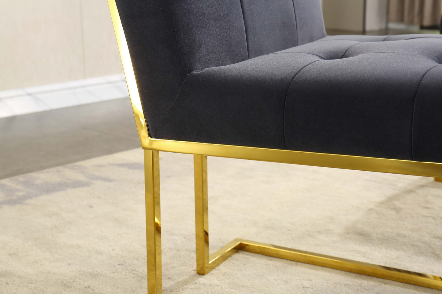 DCK69 Set of 2 Velvet Dining Chair