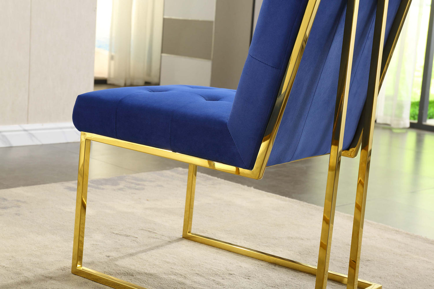 DCK69 Set of 2 Velvet Dining Chair