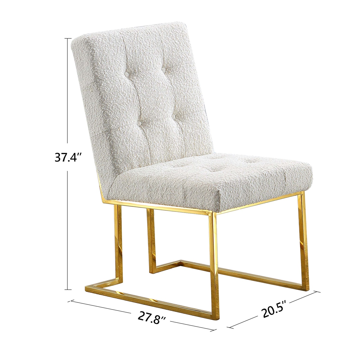 DCK69 Set of 2 Velvet Dining Chair