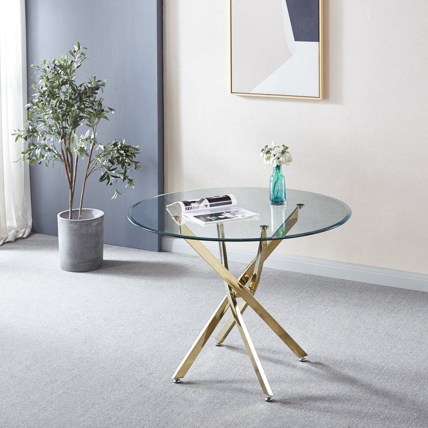 DT616 Elegant Round Dining Table