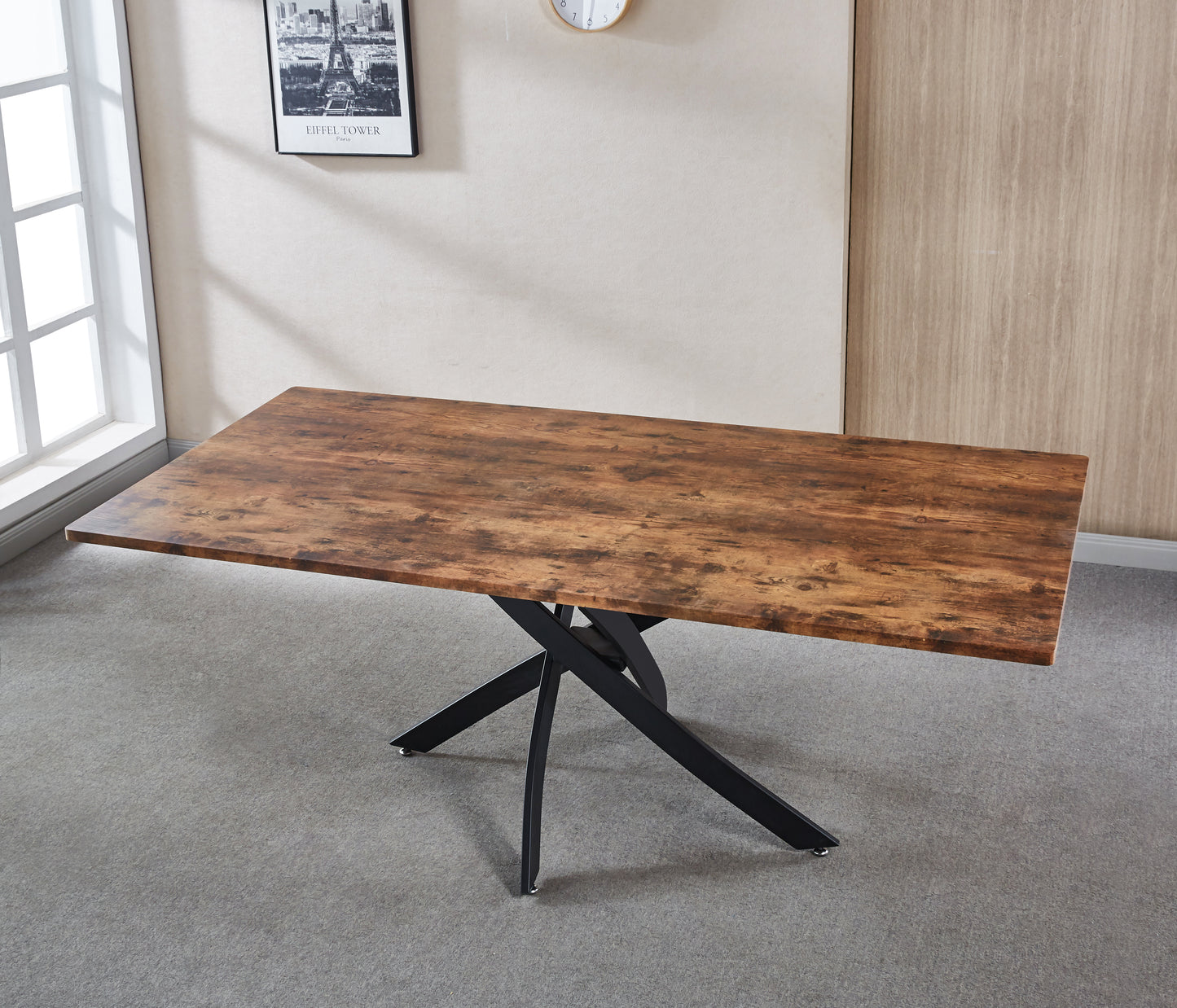DT8120/DT8160/DT8200 Dining Table with Multiple Options of Table Top