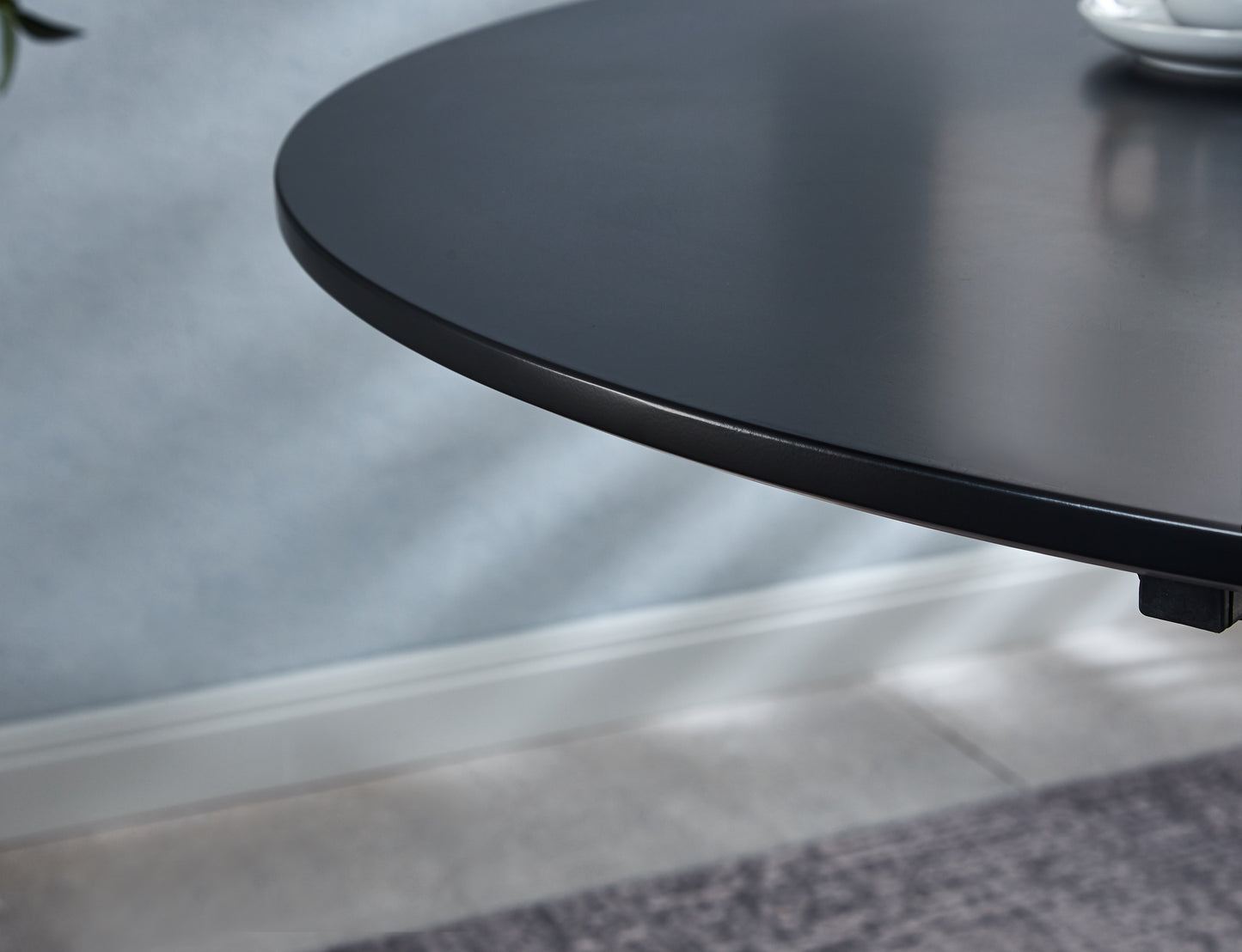 DT90 Printed Marble/ Metal Top Dining Table