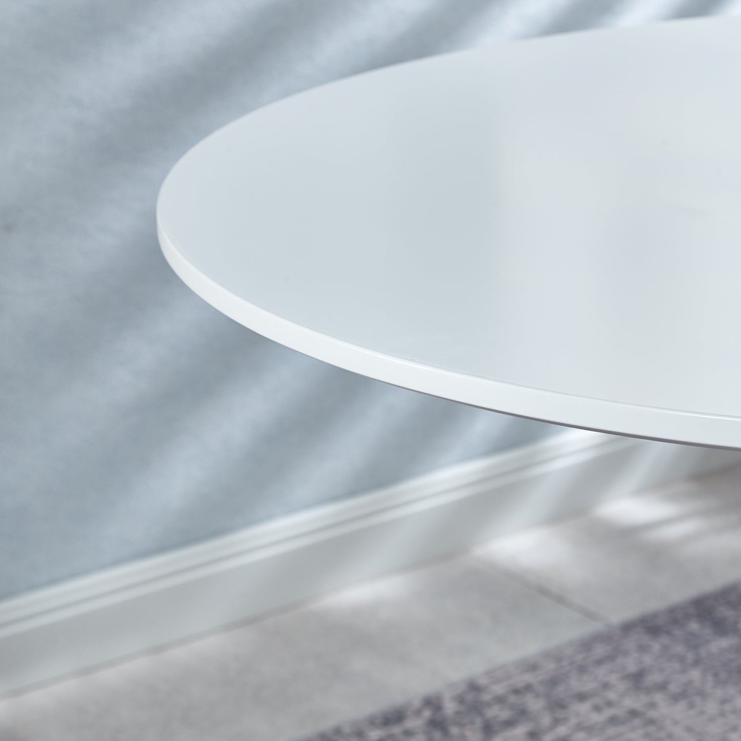 DT90 Printed Marble/ Metal Top Dining Table