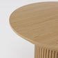 T001 OAK VENEER EXTENDABLE DINING TABLE