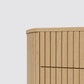 K001 OAK VENEER SIDE CABINET