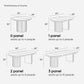 T001 OAK VENEER EXTENDABLE DINING TABLE