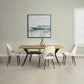 DT025 BROWN TOP DINING TABLE