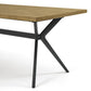 DT025 BROWN TOP DINING TABLE