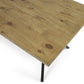 DT025 BROWN TOP DINING TABLE