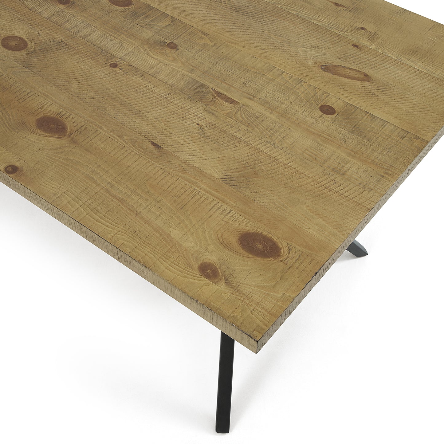 DT025 BROWN TOP DINING TABLE