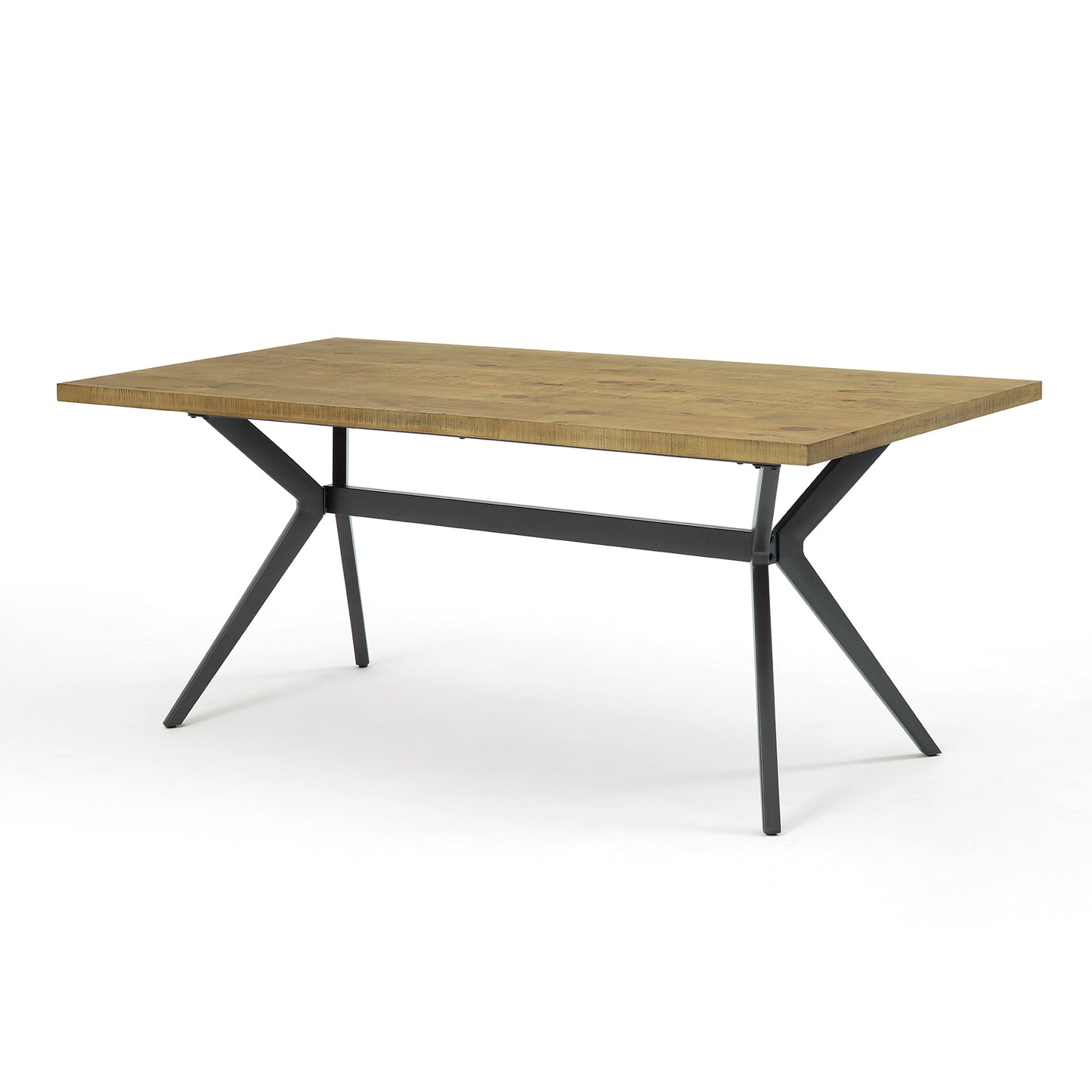 DT025 BROWN TOP DINING TABLE