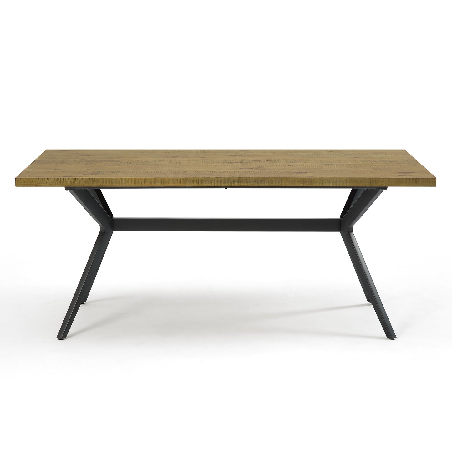 DT025 BROWN TOP DINING TABLE