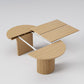 T001 OAK VENEER EXTENDABLE DINING TABLE