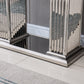 ST311 Marble Console Table with Gold or Silver Finish