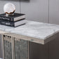 ST311 Marble Console Table with Gold or Silver Finish