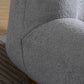 C601 Designer Boucle Swivel Barrel Chair