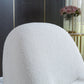 C601 Designer Boucle Swivel Barrel Chair