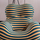 C610L Italian Designer Barrel Chair with Ottoman