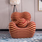 C610L Italian Designer Barrel Chair with Ottoman