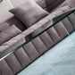 CT1027 Modern Clear Tempered Glass Coffee Table