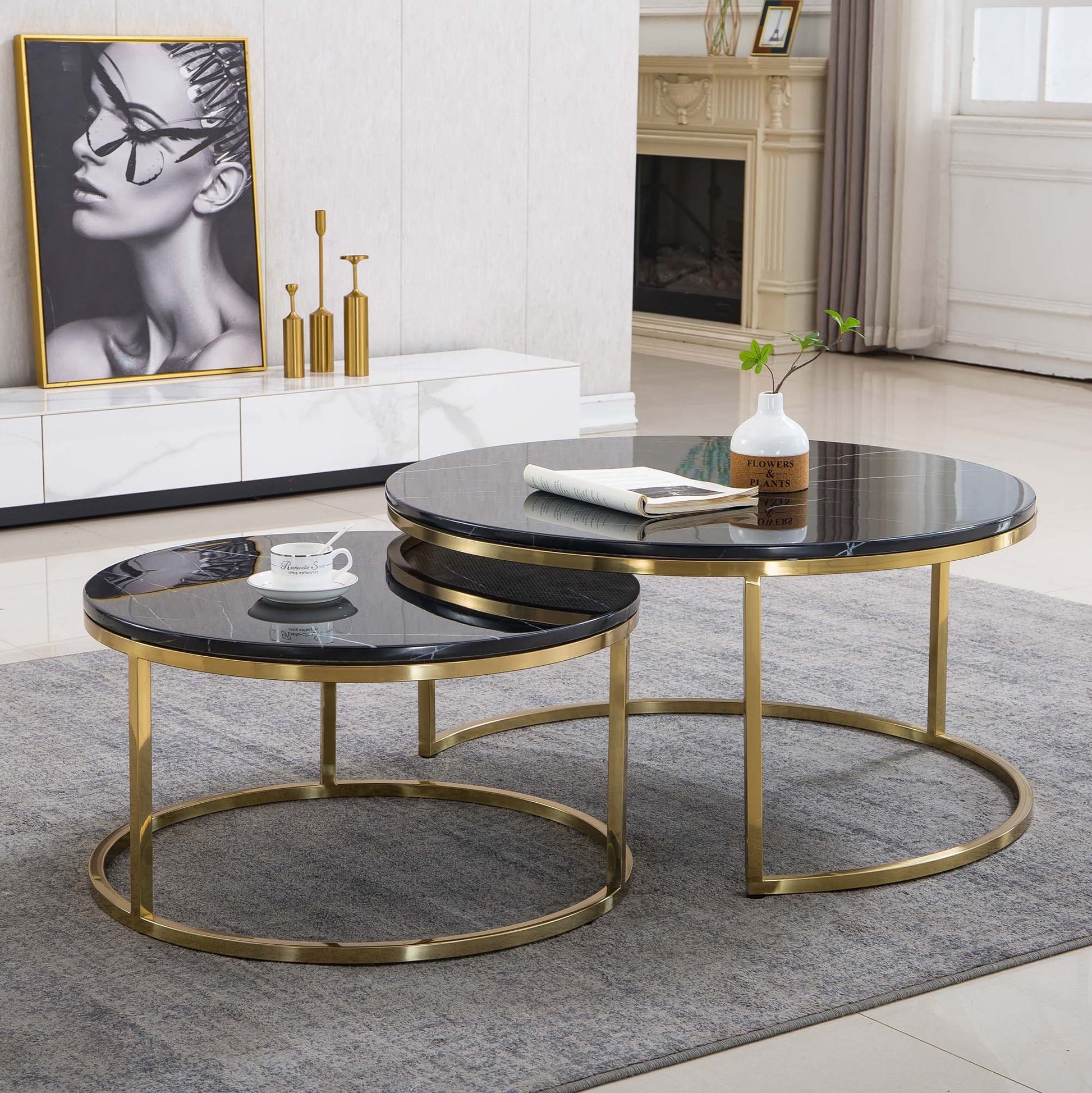 CT1033 COFFEE TABLE SET – Artisan Design Furniture