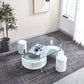 CT282 Oval Coffee Table with 2 Stools