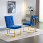 DCK69 Set of 2 Velvet Dining Chair