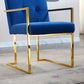 DCK70 Luxurious Dining Chair with Stainless Steel