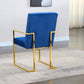 DCK70 Luxurious Dining Chair with Stainless Steel