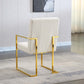 DCK70 Luxurious Dining Chair with Stainless Steel