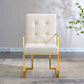 DCK70 Luxurious Dining Chair with Stainless Steel