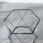 DT303 Modern Glass Top Rectangular Dining Table