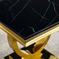 ET316 Solid Marble End Table