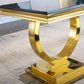 ET316 Solid Marble End Table