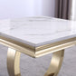 ET316 Solid Marble End Table