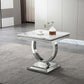 ET316 Solid Marble End Table